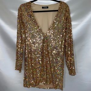Missguided Sequin Dress